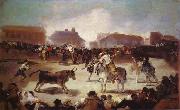 Francisco Jose de Goya A Village Bullfight oil on canvas